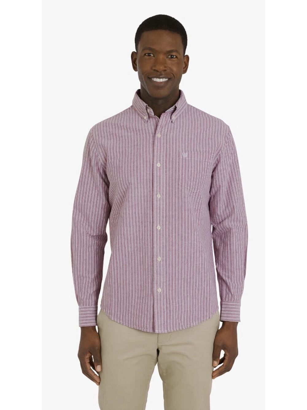 Chaps Mens Button Down Shirt 3XL Long Sleeve Casual Collared